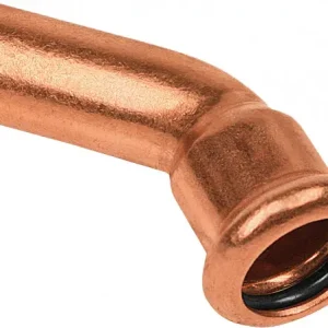Voordeelprijs Bonfix Pressfitting roodkoper WATER Insteekbocht 45° Ø16 x 16 - insteek x press - (m-profiel)
