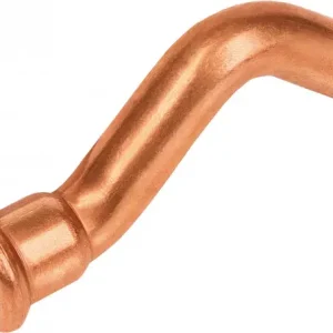 Professioneel Bonfix Pressfitting roodkoper WATER Passeerbocht 15 x Ø15 - press x insteek - (m-profiel)