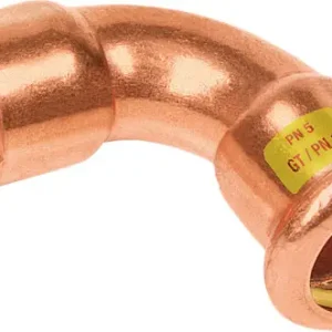 Uitverkoop Bonfix Pressfitting roodkoper GAS Bocht 90° 35 x 35 - 2 x press - (m-profiel)