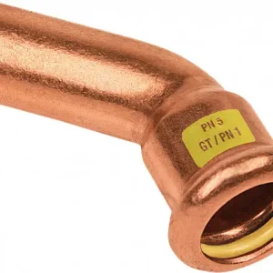 Betrouwbaar Bonfix Pressfitting roodkoper GAS Insteekbocht 45° Ø14 x 14 - insteek x press - (m-profiel)