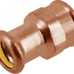 Beperkte Voorraad Bonfix Pressfitting roodkoper GAS Schroefbus 1-1/4" x 35 - lange binnendraad x press - (m-profiel)