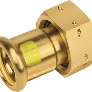 Betrouwbaar Bonfix Pressfitting roodkoper GAS 2-delige koppeling 1-1/4" x 28 - binnendraad x press - (m-profiel)