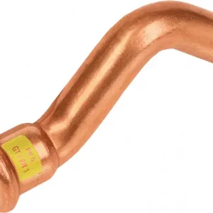 Wereldwijde Verzending Bonfix Pressfitting roodkoper GAS Insteek passeerbocht Ø28 x 28 - insteek x press - (m-profiel)