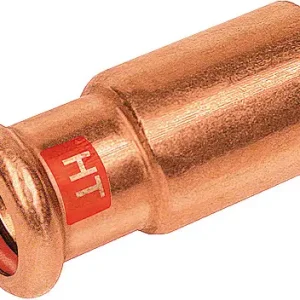 Laatste Kans Bonfix Pressfitting roodkoper SOLAR Rechte verloopkoppeling - 35 x 22 - insteek x press - (m-profiel)