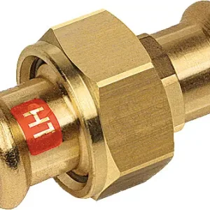 Merkproduct Bonfix Pressfitting roodkoper SOLAR 3-delige koppeling 54 x 54 - met vlakke dichting - 2 x press - (m-profiel)