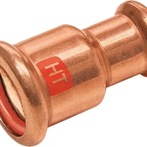 Op = Op Bonfix Pressfitting roodkoper SOLAR Rechte verloopkoppeling 22x15 - 2 x press - (m-profiel)