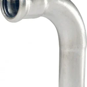 Beperkte Voorraad Bonfix Pressfitting RVS 316L Insteekbocht 90° Ø88,9 x 88,9 - insteek x press - (m-profiel)