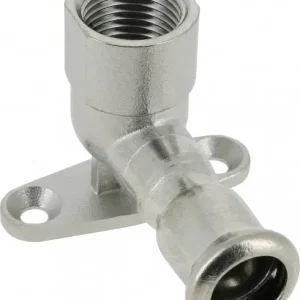 Nu Kopen Bonfix Pressfitting RVS 316L Muurplaat 1/2 x 18 - lange binnendraad (G) x press - (m-profiel)