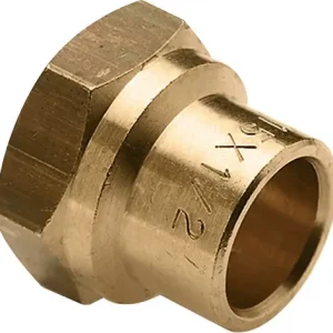 Aanbieding Bonfix Messing soldeerfitting Schroefbus 1/2 x 22 - binnendraad x capillair
