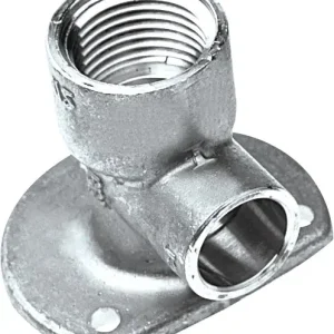 Bestseller Bonfix Messing soldeerfitting Muurplaat - verhoogd 1/2 x 15 - binnendraad x capillair - Vernikkeld