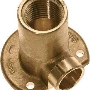 Seizoensaanbieding Bonfix Messing soldeerfitting Muurplaat - hoog 1/2 x 12 - binnendraad x capillair