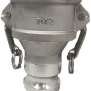 Lage Kosten Camlock koppeling - Mannelijk x Vrouwelijk - DN80 x DN100 - RVS 316