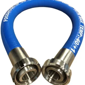 Betrouwbaar Zuivelslang/Voedselslang Flexibel & Glad - Compleet met Puntstuk/Wartel - DN20 - 0,8 meter