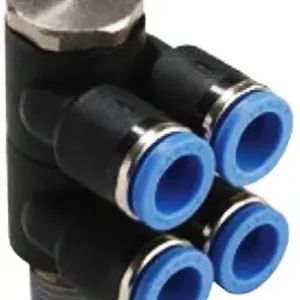 4-voudige koppeling 6mm x G1/4 Hete Deal