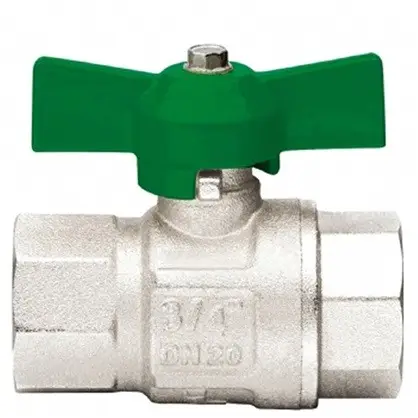 Vlinderkraan Drinkwater - 3/4'' buitendraad x binnendraad Geld-Terug-Garantie