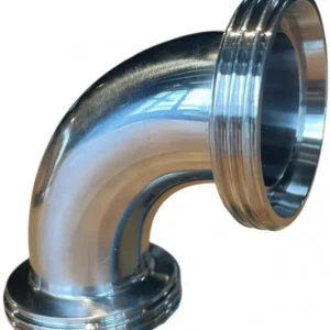 Beperkt Aanbod Melkkoppeling - Zuivelkoppeling - DIN 11851 - Koppelbocht 90° - Draadstuk x Draadstuk - DN32 x DN32 - RVS 316