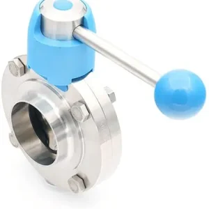 Bestel Nu Melkkoppeling - Zuivelkoppeling - DIN 11851 - Vlinderklep - Draadstuk x Puntstuk - 2-1/2" - RVS 316 - Afdichting EPDM