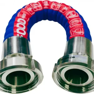 Zuivelslang/Voedselslang - NBR - Zeer Flexibel & Gegolfd - Compleet met Puntstuk/Wartel - DN32 - 4 meter Limited Edition