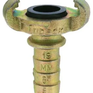 Betaalbaar Lüdecke klauwkoppeling SKB met slangtule & borgrand - SKB 19 - 3/4" (19 mm)