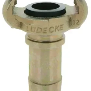 Speciale Aanbieding Lüdecke klauwkoppeling SKB-P met slangtule & borgrand t.b.v. pershulsmontage - SKB 15 P - 1" (25 mm)