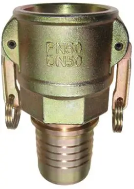 Lüdecke vrouwelijke mortelkoppeling x slangtule met borgrand systeem 24 - MSTP-50 Uitverkoop