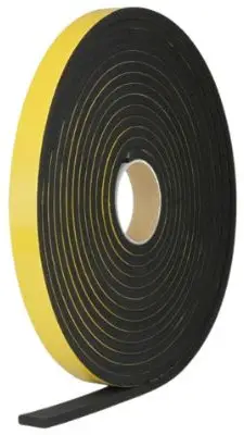 Ambachtelijk Celrubber - NPC200 - Neopreen - Zelfklevend - 2mm (h) - 10mm (b) - Rol375m