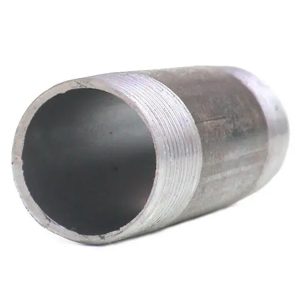 Ambachtelijk Pijpnippel Nr.23 Zwart 1/2” x 40mm