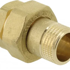 Bonfix 3-delige rechte koppeling 1/2” - messing Beperkt Aanbod