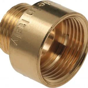 Weekendaanbieding Bonfix Neusstuk 3/4" x 1/2" - binnendraad x buitendraad - messing