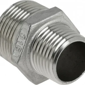 Betaalbaar Bonfix RVS draadfitting Verloopnippel 1 ½ x 1 ¼ - 2 x buitendraad