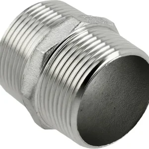 Aanbieding Bonfix RVS draadfitting Dubbele nippel 2 - 2 x buitendraad