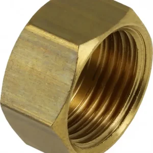 Bonfix messing kap - 1/4” Binnendraad Trendy