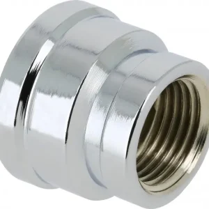 Bonfix Draadfitting Verloopsok 3/4 x 1/2 - 2 x binnendraad - Chroom Merkproduct