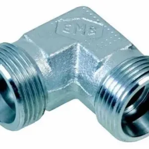 Ambachtelijk Snijringkoppeling - 45gr & 90gr Koppelingen - Haakse Verbindingskoppeling - Inclusief Moer en Snijring -X-W 6 L