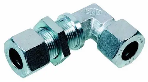 Actieprijs Snijringkoppeling - Rechte Verbindingskoppelingen - Haakse Schotkoppeling - Inclusief Moer en Snijring -WSV 18 L