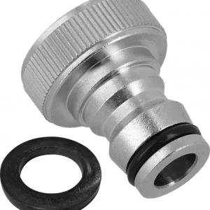 Rechtstreeks Van De Fabrikant Bonfix Gepolijst verchroomde slangkoppeling Gepolijst verchroomde slangkoppeling 3/4 - met borgring en straalverdeler