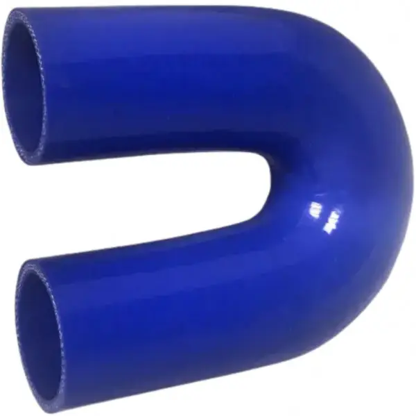 Beperkte Voorraad Siliconen Radiatorslang - Koelerslang 180° blauw - 28mm