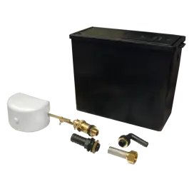 Actieprijs Watertank, vlottertank 4 liter - Inclusief deksel, vlotter, zeef en slangpilaren