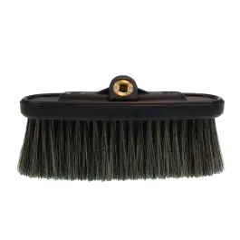 Hoge Kwaliteit Wasborstel - Met vaste kunststof houder en rubber rand - Natuurhaar