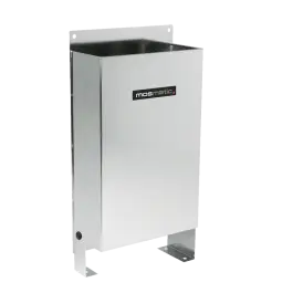 Modern Borstelbak met afvoer - Vloer- of wandbevestiging - RVS