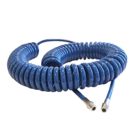 Laatste Kans Spiraalslang met RVS koppelingen - Blauw PU