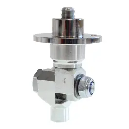 Express Levering Swivel KDYF met flens - Kniegewricht - Messing/RVS - 275 Bar - Max 120°C