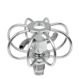 Korting TYR-2F - Buizenreiniger met 2 vaste rotorarmen - Ø75 mm - Hoogte: 60 mm - RVS