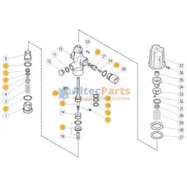 VB10 - Reparatieset voor drukregelaar - 14-delig Shop Nu