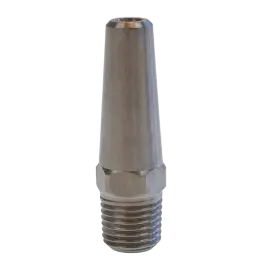 Verlengde RVS nozzle 00.140 met stabilisator voor A80 - 1/4"NPT Topkwaliteit