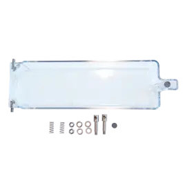 Seizoensaanbieding Afdekkap muntautomaat met magneet, verende bevestiging en RVS scharnieren