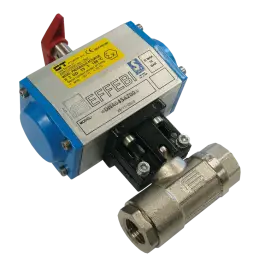 Groothandel Pneumatische Kogelkraan 3/8" - Met dubbelwerkende actuator