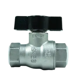 Geld-Terug-Garantie Kogelkraan 3/8" binnendraad - T-Handle - RVS