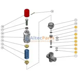 Aanbieding VS660 - Reparatieset voor veiligheidsventiel - 7-delig