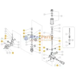 Bestel Nu Pulsar Zero - Reparatieset voor drukregelaar met PR5 schakelaar - 20-delig